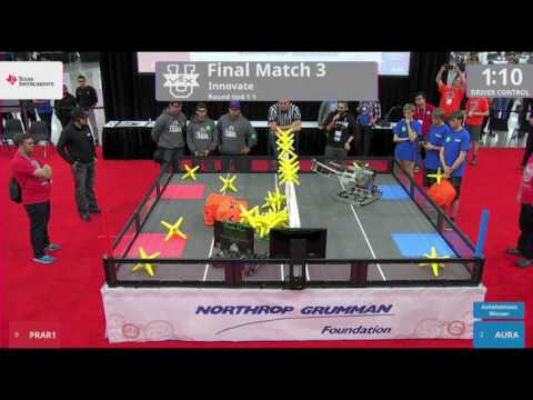2017 VexU Worlds Div Final 3 (Innovate) - PRAR vs AURA