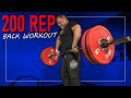 200 Rep Back Workout (Trigger Muscle Growth)