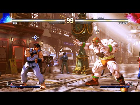 Ryu vs Zangief (Hardest) Street Fighter 5.