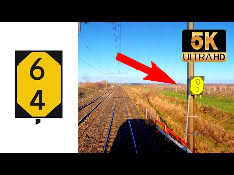 [5K] Railway Signals Explained PART 18: Temporary speed sign Tiel - Utrecht CABVIEW HOLLAND SLT 2021