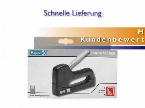 Handtacker Heftpistole Tacker Rapid Hobbytacker - polstereibedarf-online.de