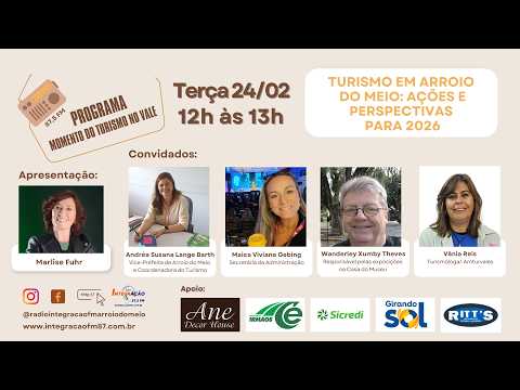 Turismo em Arroio do Meio: ações e perspectivas para 2026