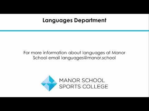 Languages at Manor School