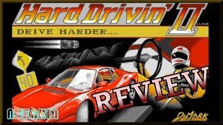 AMIGA : Hard Drivin' II Drive Harder - Review Commentary & Gameplay
