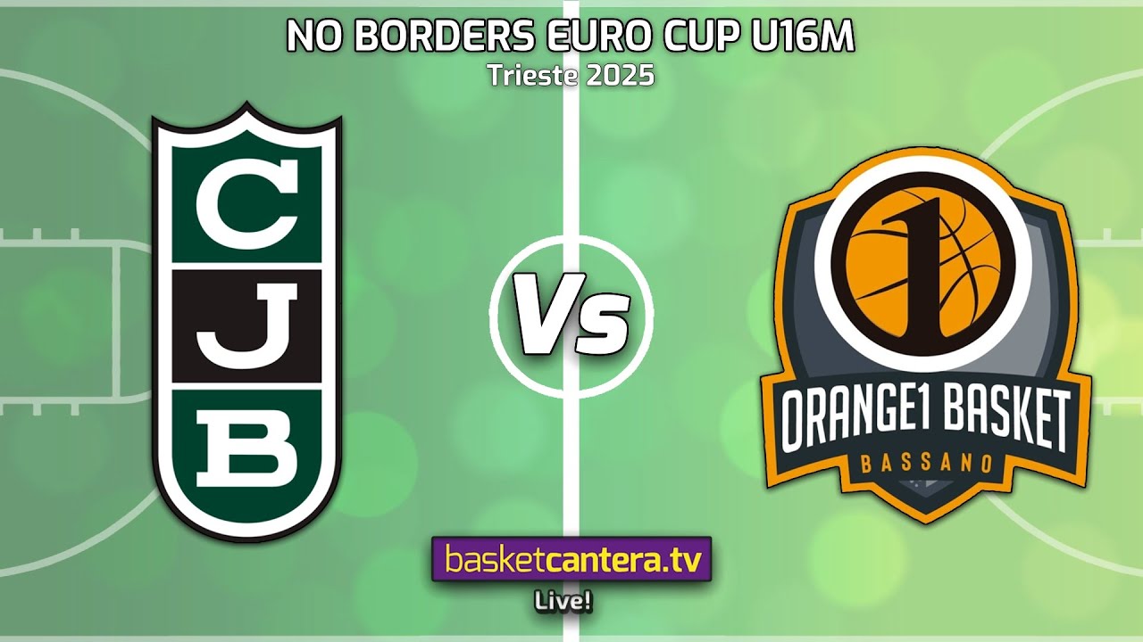 #Live U16M. JOVENTUT BADALONA vs BASKET BASSANO.- Tournament No Borders Euro Cup Trieste 2025