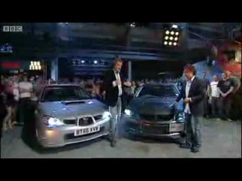 Mitsubishi Evo vs  Subaru Impreza   Top Gear   BBC