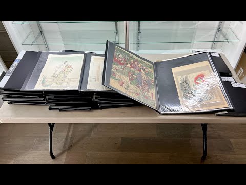 Japanese Woodblock Print Collection Auction