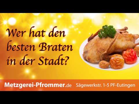 Metzgerei Pfrommer (Digitale Außenwerbung, LED Screen, Videoboard, DIgital Out Of Home Media)