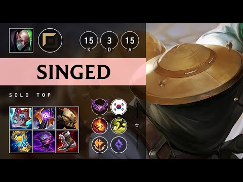 Singed Top vs Gnar - KR Master Patch 25.16