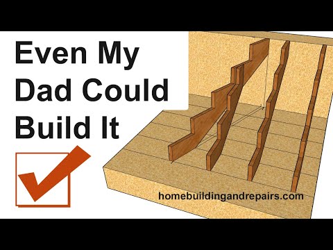 How To Calculate And Measure Tread Depth When Using Angled Stair Stringers - Super Pro Tips