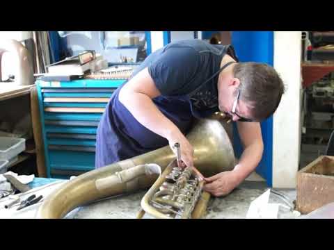 Harald Dittrich (Miraphone) and Stefan Huber (LaBrassBanda)