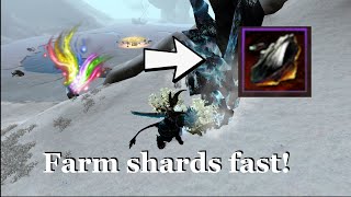 How I farm Obsidian Shards Daily for Legendary Crafting - Bitterfrost Frontier - GW2