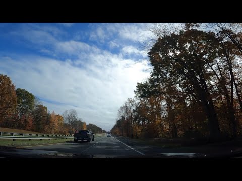 Highway US 52 South - Scenic North Carolina in Autumn