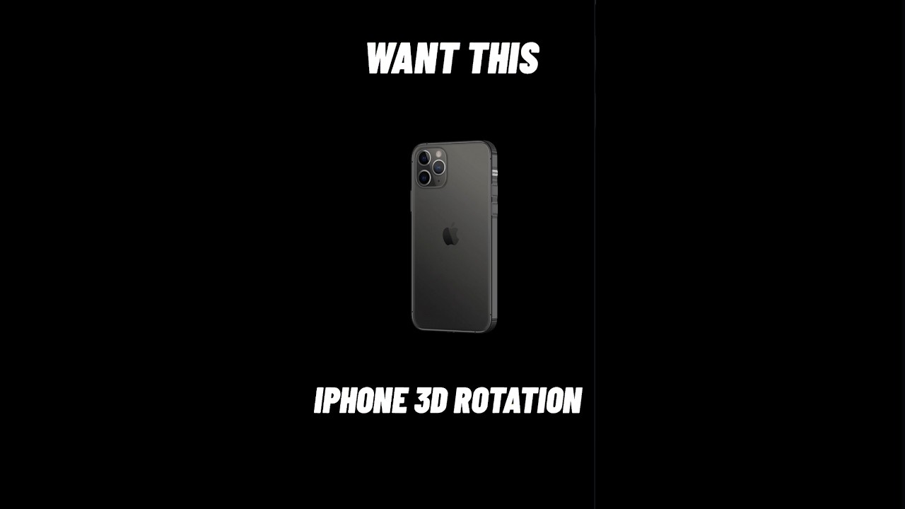 Iphone 3D rotation in alight motion #tutorial #alightmotionturtorial #3danimation #alightmotion#edit
