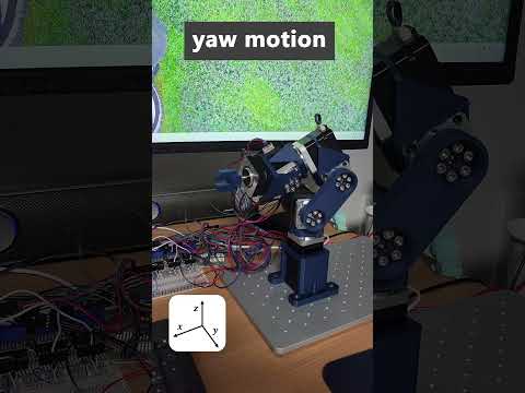 Inverse Kinematics Testing (XYZ RPY motion) #robot #3dprinting #manipulator