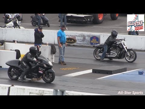 Suzuki Hayabusa vs Harley Davidson |Drag Racing ᴴᴰ