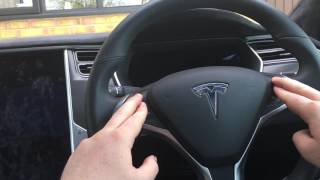 How to restart both screens on a Tesla Model S