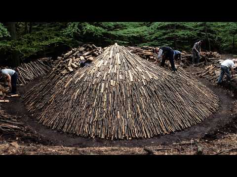 8 Days Inside a Historic Charcoal Kiln | Traditional Methods
