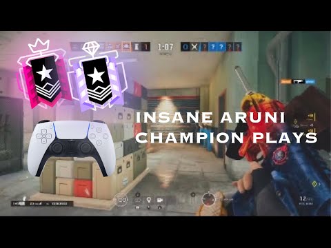 The *BEST* Aruni Diamond/Champion plays + *BEST* Console Settings - PS5/XBOX - Rainbow Six Siege
