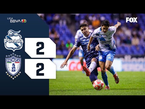 PUEBLA 2-2 PACHUCA | RESUMEN | LIGA MX | APERTURA 2025 | JORNADA 10