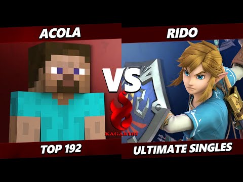 Kagaribi 9 - Acola (Steve) Vs. Rido (Link) SSBU Ultimate Tournament