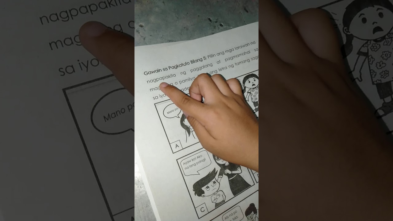 Putar video Piliin sa mga larawan ang nagpapakita ng paggalang at pagmamahal sa magulang at pamilya sekarang Piliin sa mga larawan ang nagpapakita ng paggalang at pagmamahal sa magulang at pamilya