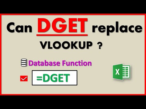 How to use DGET Function in Excel Can DGET replace VLOOKUP Function