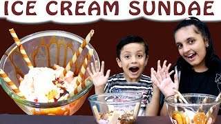 ICE CREAM SUNDAE CHALLENGE Mystery Wheel | Brother vs Sister | Aayu and Pihu Show