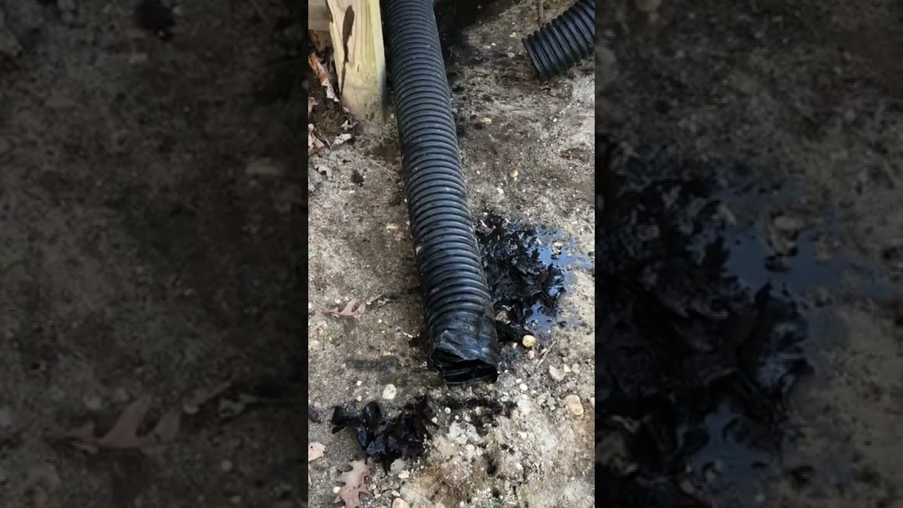 This Is Why You Should NOT Run A French Drain Or Downspouts With Corrugated Pipe