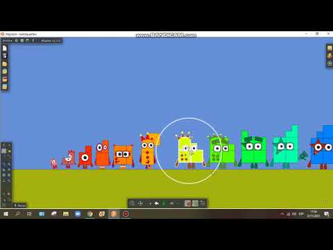 Numberblock band quarters 0.25-5.25