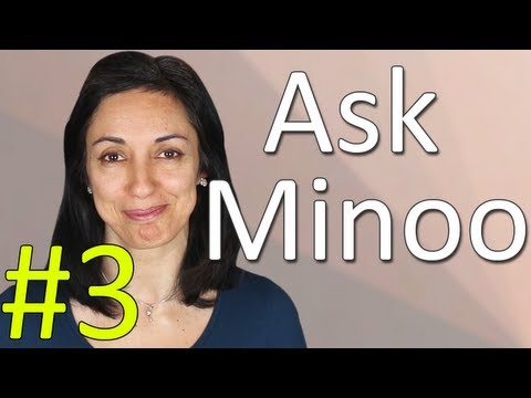 How to improve English speaking skills - Ask Minoo #3