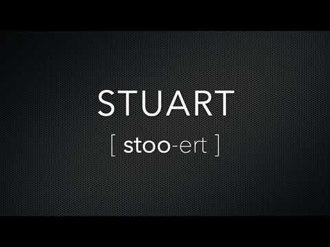 How to Pronounce Stuart