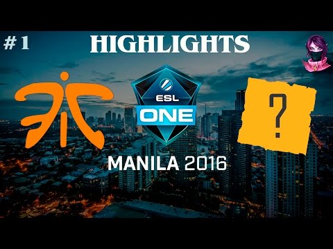 Fnatic vs WG.Unity HighLights Game 1 | ESL One Manila 2016 SEA Final (31.03.2016) Dota 2