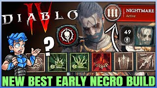 Diablo 4 - New Best Highest Damage Necromancer Build - FAST 1-70 - Skills, Aspects &amp; Gameplay Guide!