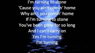 Turn To Stone - ELO (Lyrics)