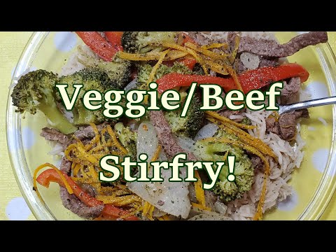 Beef Veggie Stir-fry Over Rice