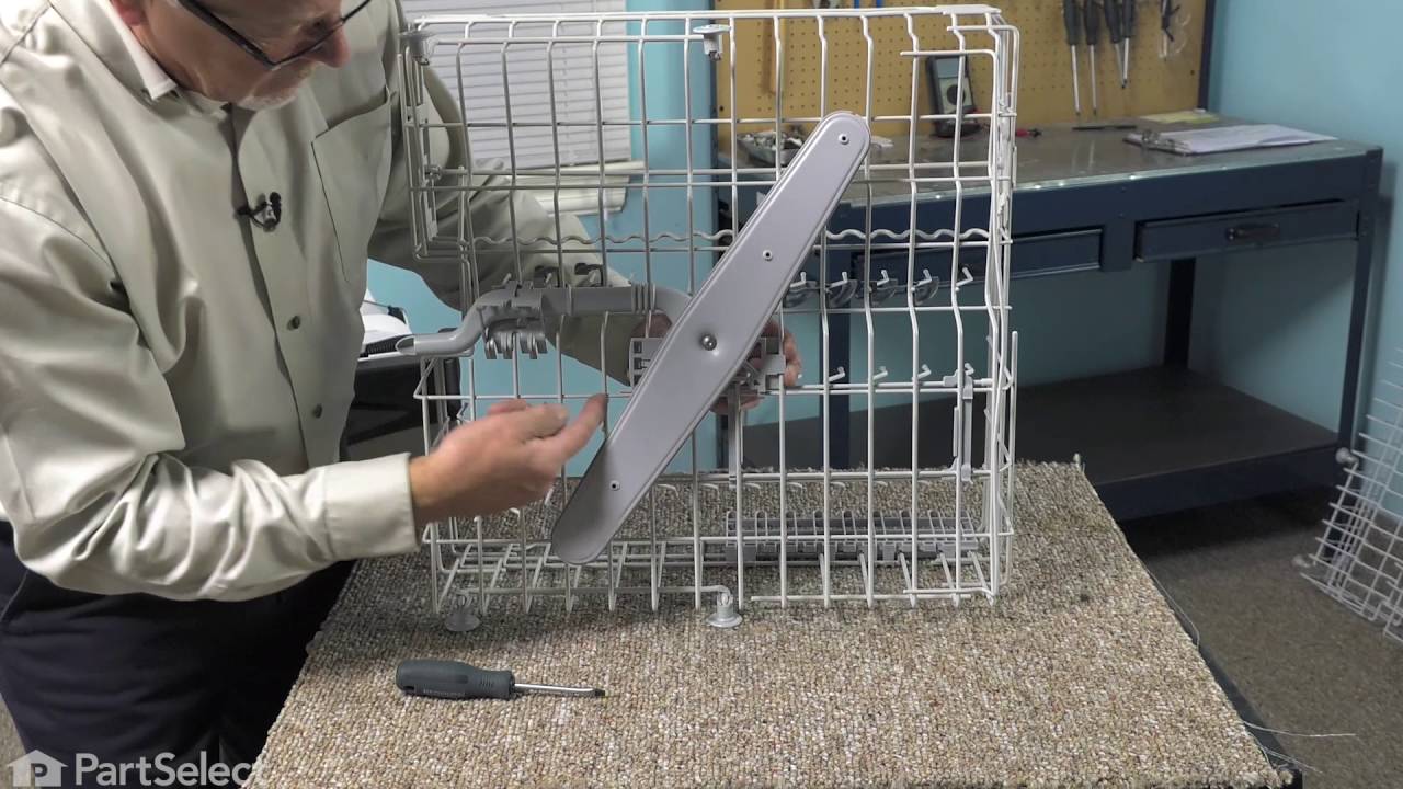 Replacing the Upper Dishrack with Wheels