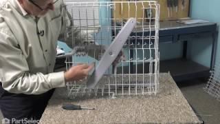 Dishwasher Repair - Replacing the Upper Rack (Whirlpool Part # WPW10388414)