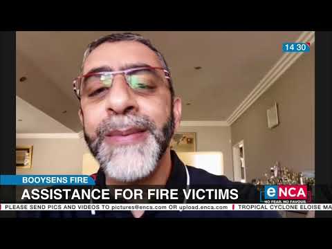 Booysens Fire Assistance for fire victims