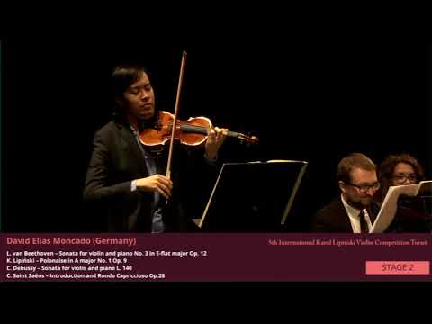 Elias David Moncado, Beethoven Sonata Op. 12, Nr. 3 in E-flat major