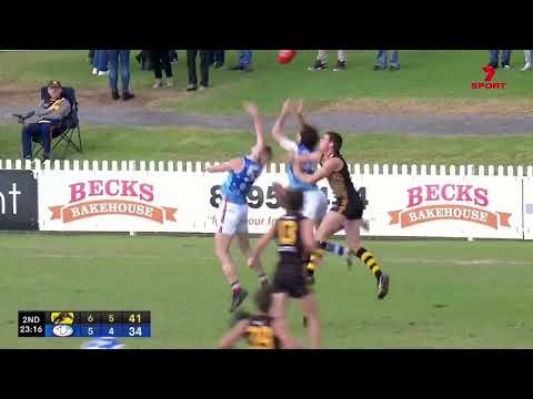 Rd 8 Hostplus SANFL Snapshot - Central's Nick Lange dribbles it through