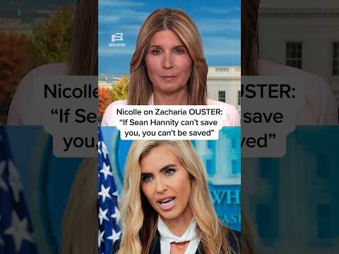 Nicolle on press secy. Zacharia OUSTER: 'If Sean Hannity can’t save you, you can't be saved'
