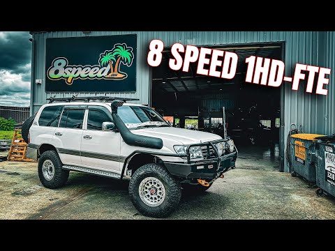 1000+NM 1HD-FTE 8 SPEED AUTO SWAP TOYOTA 100 SERIES