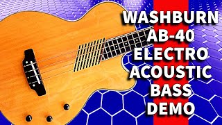 Video thumbnail for Washburn AB-40 Acoustic Bass - The Best Electro-Acoustic Bass? by Brooksy's Bass Corner