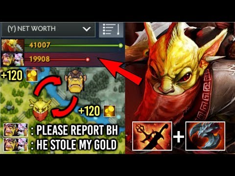 This is How You Counter Alche Ez! 7.20 Mid Bounty Hunter +120 Gold Steal Most Cancer Hero Dota 2