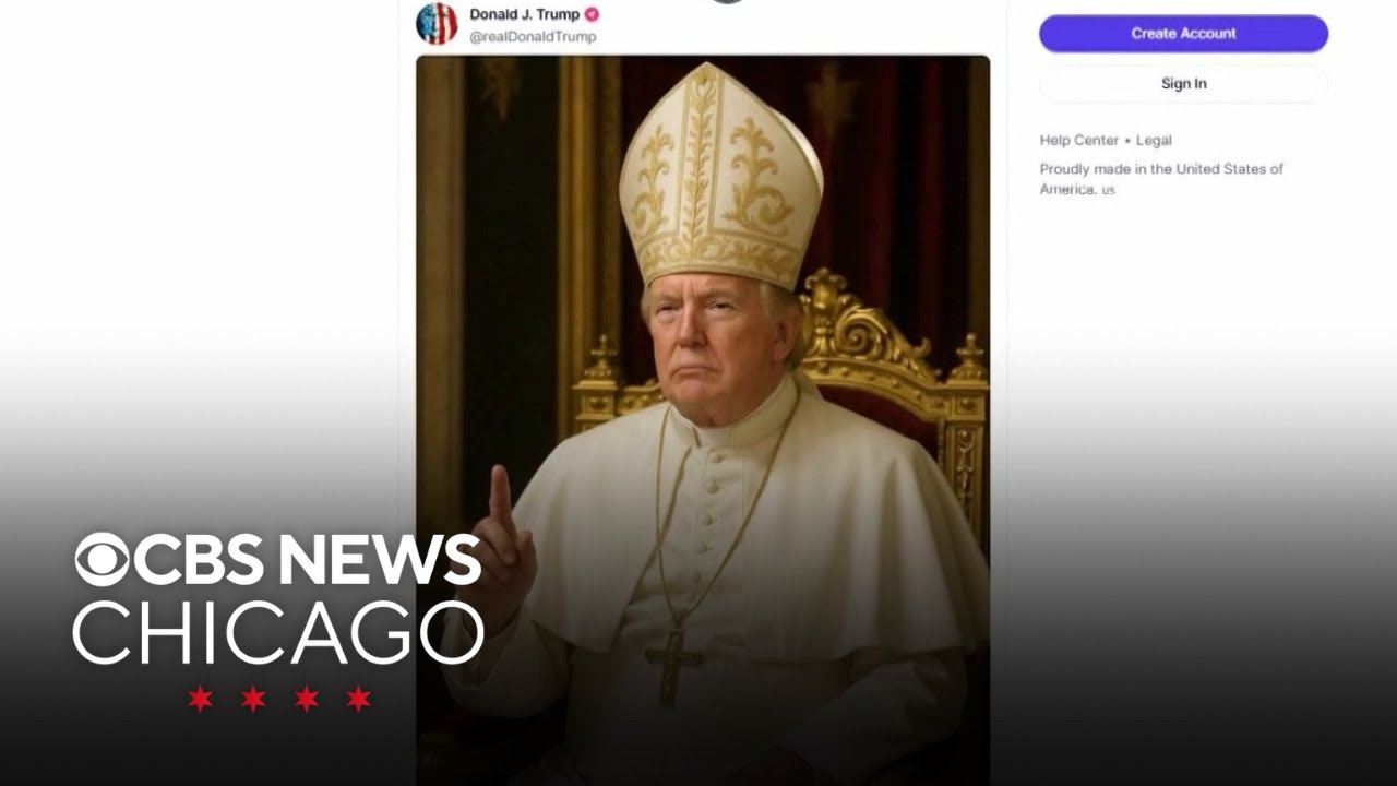 Trump faces backlash over AI generated picture of him dressed as pope