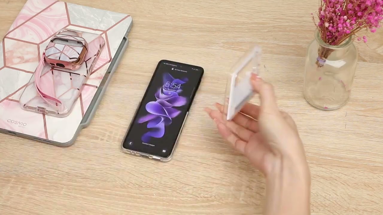 Installatiehulp: Cosmo Samsung Galaxy Z Flip 3 Hoesje