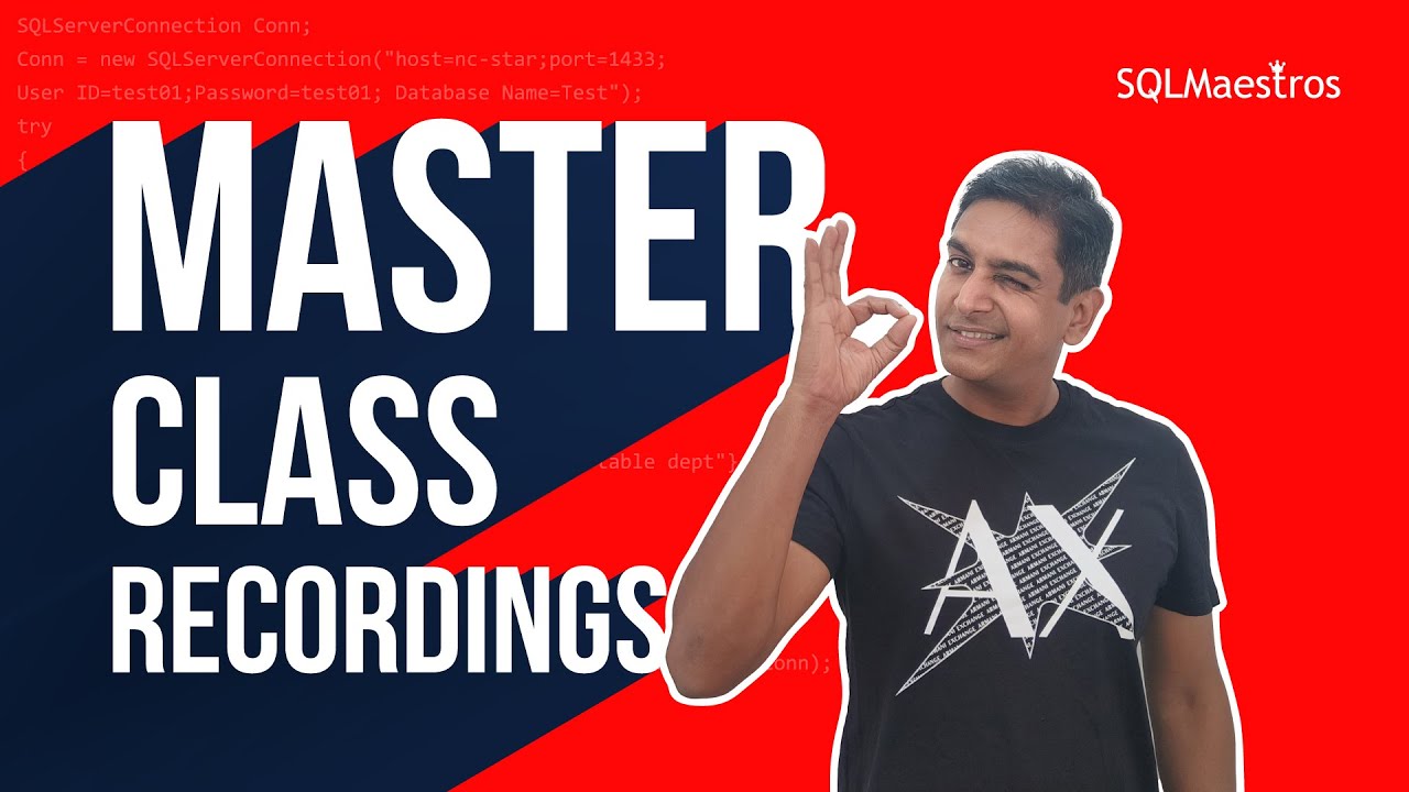 SQL Server Master Class Recordings