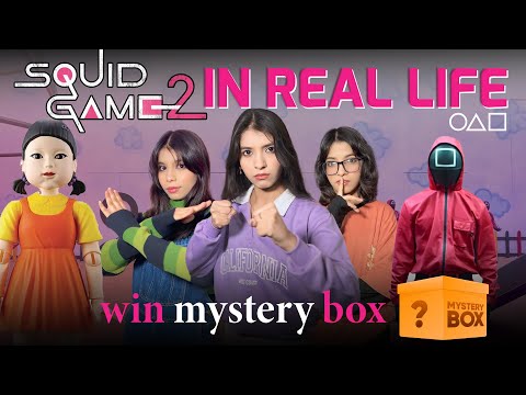 Play Squid Game 2 in real life 😱 | Win Mystery Box 🎁|
