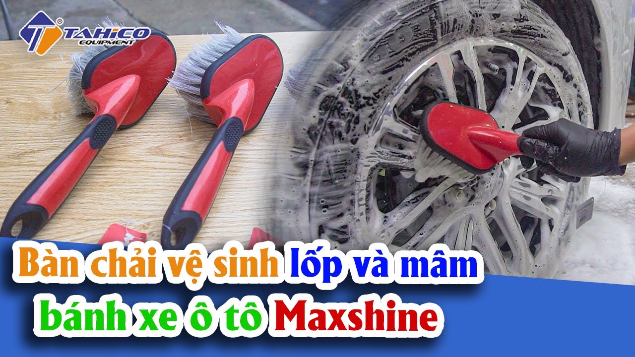 Bàn chải vệ sinh lốp và mâm bánh xe ô tô 7011016 Maxshine 19